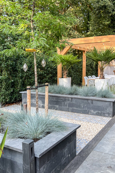 Vakantie tuin aan de bosrand, Cuijk